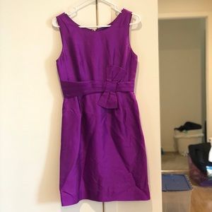 Kate Spade Purple Bow Dress